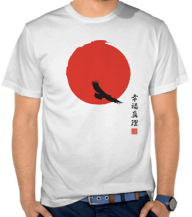 Kaos Japan Flag Art 2